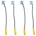 thumbnail image 1 of 4PCs Car Rearview Camera Video Reverse Camera Convert Cable for-MIB Golf RCD330 RCD330G,4 x RCA Camera Convert Cable,Photo Color, 1 of 5