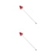 thumbnail image 3 of Ounissouiy Agitador de copa de vino Swizzle Mixing Stick Varilla mezcladora Silicona Barra de acero inoxidable Accesorios de herramientas para Type3 NO3, 3 of 6