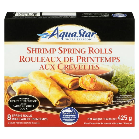 Shrimp Spring Rolls, 425/gr, 8 Spring Rolls