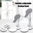 thumbnail image 2 of Amdohai Foldable Desktop Smartphone Stand Tablet Bracket Phone Holder Adjustable Height for Live Streaming, 2 of 7