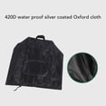 thumbnail image 3 of Popcorn Cart Cover, Security Water and Dust Proof Effective Protecting 420D Silver Coated Oxford Corn Maker Machine Protected Cover for Home Use, 3 of 7