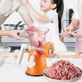 thumbnail image 3 of Manual Meat Grinder Food Grinder Hand Meat Processor Mincer Grinding Machine with Suction Base 1 Sausage Stuffing Tube 2 Grinding Plates 1 Food Pusher, 3 of 4