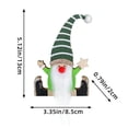 thumbnail image 3 of Adornos de Madera de Gnomo Navideño Enano Navideño onlyliua, 3 of 7