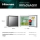 thumbnail image 2 of Frigobar Hisense 1.6 p3 RR16D6AGX1 Refrigerante R600 Color Silver, 2 of 7