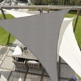 thumbnail image 2 of Toldo vela de sombra ZHAOCHENG impermeable UV triangular 333 m Gris, 2 of 5
