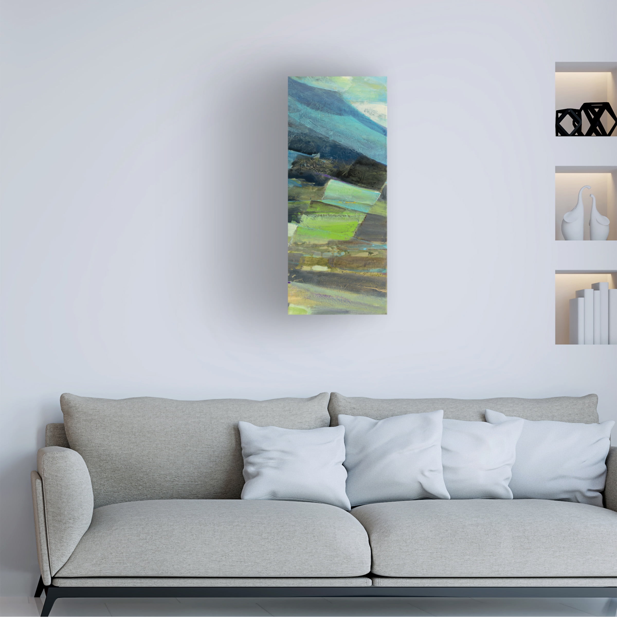 Trademark Fine Art 'View Of The Coast Panel Ii' Canvas Art by Albena Hristova