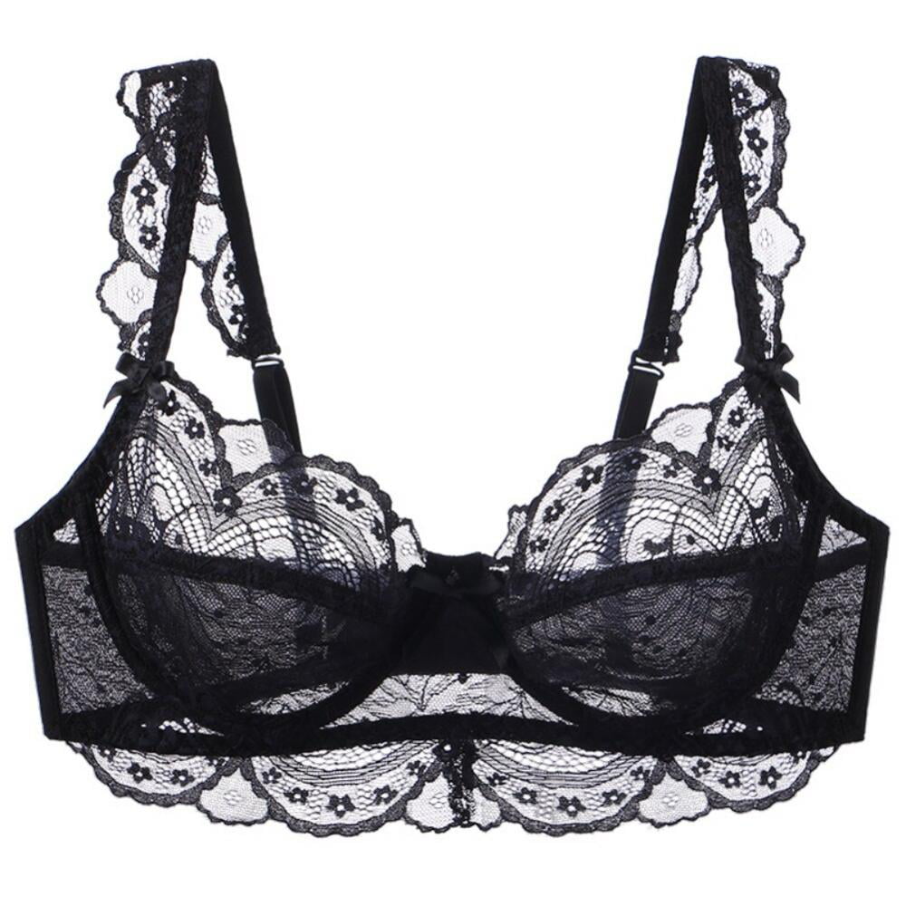 Deepwonder Women Sexy Lace Adjustable Bra Deep V Push up Shaping Padded  Brassiere for Daily Wear Women Intimates 