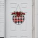 thumbnail image 5 of Decoración de letrero de Navidad redonda Decoración de pared y puerta de madera Decoración Letrero decorativo Decoración de arte de pared de Navidad Negro BLESIY Señal de puerta, 5 of 8