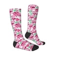 thumbnail image 3 of Haiem Flamingo Socks, Funny Novelty Crazy Design Cotton Socks Sports Socks Knee High Socks For Men, Women,1Pairs - Gift For Working Friends, 3 of 9