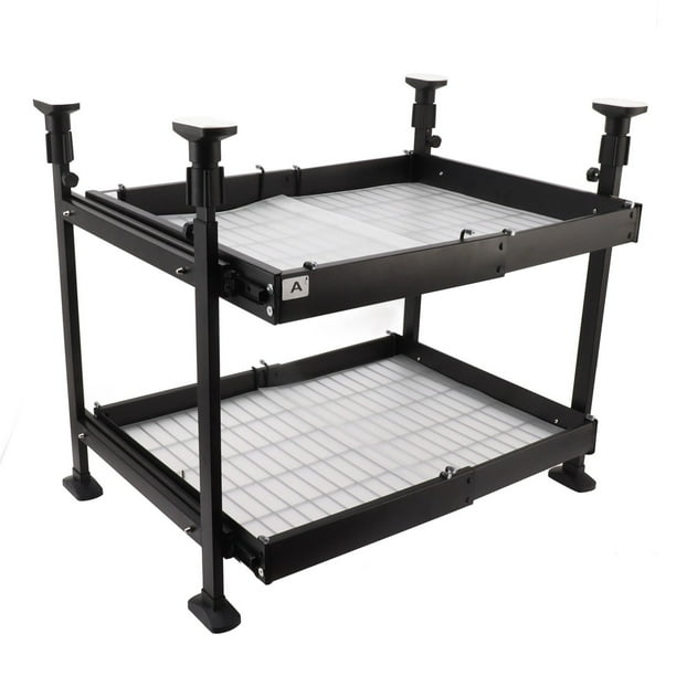 Organizador de Cajones Extraíbles BuyWeek Organizador de Gabinete 2 Niveles Multifuncional