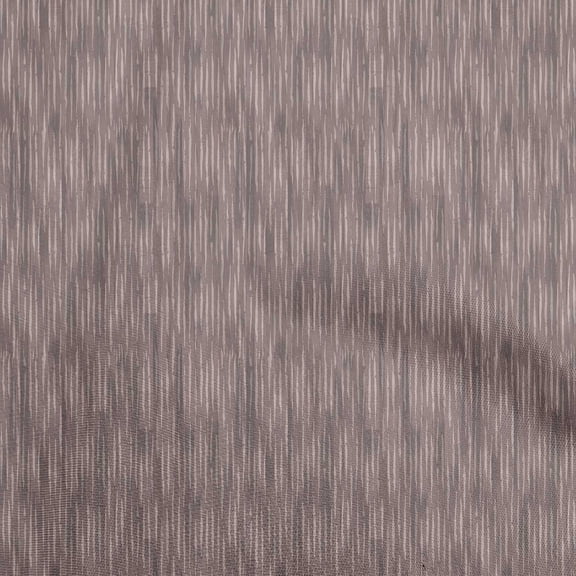 oneOone Cotton Jersey Light Brown Fabric Striped Line Quilting Supplies Print Sewing Fabric By The Yard 58 Inch Wide