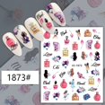 thumbnail image 1 of Pegatinas de uñas de la serie Día de San Valentín, decoraciones de uñas, calcomanías de dibujos animados en 3D, pegatinas de rosas de amor, piezas de uñas, prensa en uñas, 1 pieza, 1 of 4
