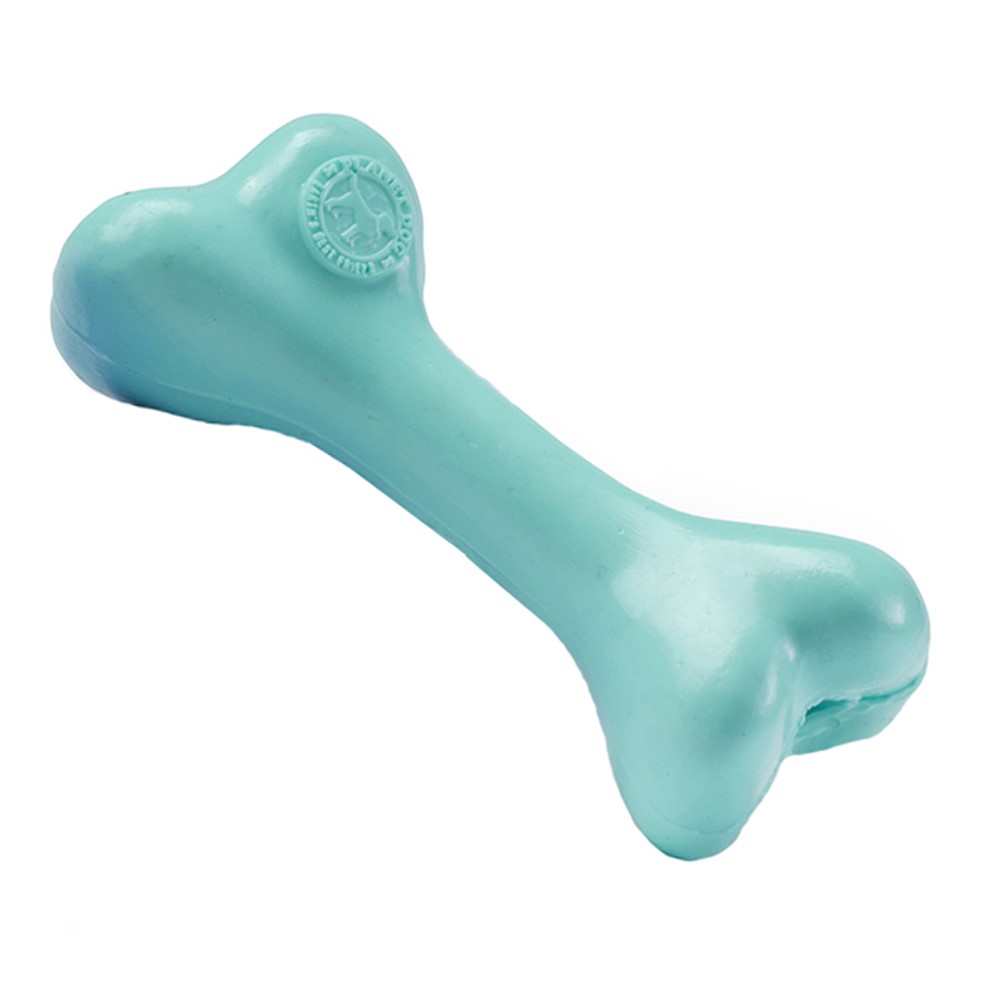 Dog Big Pup Orbee Dog Bone Toy, Teal, Small
