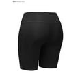 thumbnail image 6 of BadPiggies Women's High Waist Workout Yoga Shorts Running Compression Pants With Side Pockets Tummy Control (M, Black), 6 of 7