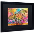 thumbnail image 2 of Trademark Fine Art "Unicorn" Canvas Art by Dean Russo, Black Matte, Black Frame, 2 of 4