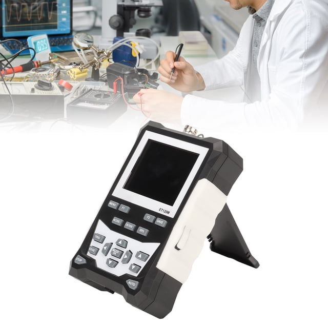 Osciloscopio Analógico Digital En Color, Modo Preciso De 3 Disparadores, 12 Funciones De Medición, Osciloscopio Portátil, Ancho De Banda De Forma De Onda De 120 MHz Para Pruebas
