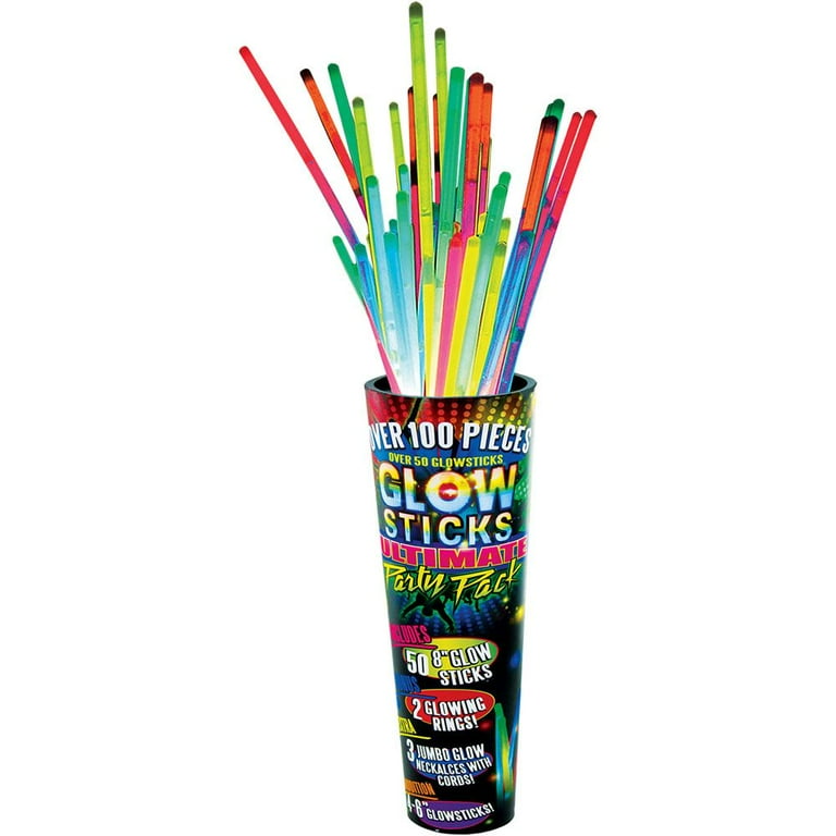 50 Pack Tube of Glow Sticks 