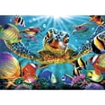 thumbnail image 2 of Cuadros Decorativos 5D DIY diamante pintura tortuga marina ronda completa casa pared pintura (DY61758) Ndcxsfigh Nuevos Originales, 2 of 9