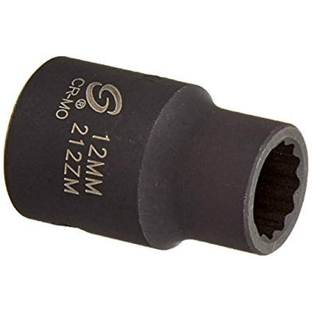 

Sunex Tools 212ZM - 1/2 Drive 12MM 12-Point Impact Socket