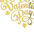 thumbnail image 5 of Valentines Day Wall Sticker Romantic Decorative Acrylic Happy Valentines Day Heart Mirror Decal Decor for Anniversary-Golden, 5 of 8