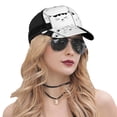 thumbnail image 5 of Picia Doodle Cute Cat Pattern Trucker Hat,Baseball Cap,Sun Protection Cap,Stylish Headwear,Leisure Cap,Outdoor Sports Cap, 5 of 7