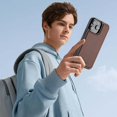 thumbnail image 2 of for iPhone 16 Pro Case, 2 in1 Multifunctional Detachable Wallet Phone Case for Men Women with RFID Blocking Card Holder Wrist Strap Shockproof Protective Case for iPhone 16 Pro (Brown), 2 of 18
