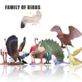 thumbnail image 1 of 17 piezas de figuras de animales de aves simuladas, modelo de loro, juguetes de PVC, colección de figuritas de pájaros flamencos, juego de adornos para tartas, regalo para niños, juguetes educativos, 1 of 9