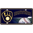 thumbnail image 1 of Milwaukee Brewers Metal License Plate, 1 of 1