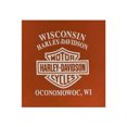 thumbnail image 2 of Harley-Davidson Men's Assembled Victory Short Sleeve Crew-Neck Tee- Orange (4XL), Harley Davidson, 2 of 2