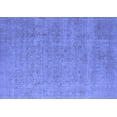 thumbnail image 1 of Ahgly Company Machine Washable Indoor Rectangle Oriental Blue Industrial Area Rugs, 2' x 4', 1 of 4