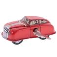 thumbnail image 2 of Juguetes de cuerda retro, modelo de vehículo de coche de taxi rojo, colección de juguetes de cuerda de metal, novedad, regalo de Navidad, divertido y Zulema Juguete de hojalata, 2 of 8
