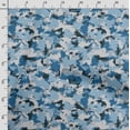 thumbnail image 3 of Soimoi Texture Printed, Cotton Fleece Fabric By The Yard- Sewing DIY Stretch Fabric 56 Inches Wide WarmFabric For Hats, Coats, Gloves, Blankets-Blue, 3 of 5