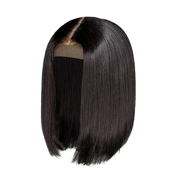 Bradem Beauty Products , Wig, Lace Front Wig Transparent Frontal Glueless Human Hair with Baby Pre Plucked Hairline Density Brazilian Wigs for Black Women