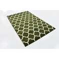 thumbnail image 2 of Unique Loom 3136441 4 x 6 ft. Philadelphia Trellis Rectangular Rug, Dark Green, 2 of 2