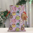 thumbnail image 5 of Naloa Cute Donuts Drawstring Christmas Bags, 3D Xmas Gift Bags, Christmas Wrapping Bags, Xmas Goodie Bags, Treat Pouch Bags, Party Favor Bags-Medium, 5 of 9