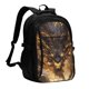 thumbnail image 1 of Balery Cool Black Gold Dragon Mochila con carga USB para hombre y mujer - Mochila impermeable y antirrobo para portátil con puerto USB para viajes, trabajo, estudios y universidad, 1 of 7
