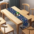 thumbnail image 3 of Linen Passover Table Runner Jewish Holiday Pesash Seder Decoration Home Kitchen Dining Room Decor 13.8x71'''', 3 of 6