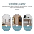 thumbnail image 4 of 4pcs Stair Light Led 3w Led Recessed Wall Light Footlight Step Indoor Background Lighting Nightlighv, 4 of 5