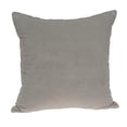thumbnail image 2 of Parkland Collection Emma Grey Solid Throw Pillow Cover, 2 of 6