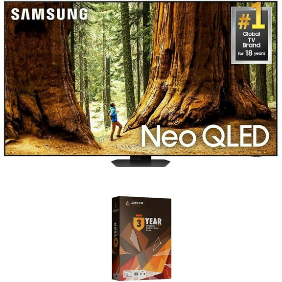 SAMSUNG QN98QN90DAFXZA 98 Inch Neo QLED TV with 4K AI Upscaling and 3 Year Amber Protection Plan (2024)