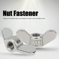 thumbnail image 1 of Hilitand 10Pcs M8 Wing Nut Butterfly Nuts 304 Stainless Steel Fastener Hardware Accessory,Hardware Nuts, 1 of 8