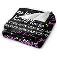 thumbnail image 3 of LHSHID Christmas Birthday Gifts Blanket Flannel Soft and Comfortable Anti static Bed Sofa Blanket 50x60in, 3 of 3