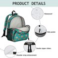 thumbnail image 4 of German Shepherd and Rose Backpack for School, Cute School Bag with Adjustable Shoulder Straps and Padded Back, 13.8"x11.4"x6", 4 of 4