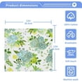 thumbnail image 4 of Cute Green Wedding Flowers Washcloth 12x12in Set, 2 Pack Absorbent Cotton Towel Square Kitchen Dishes Towels, Soft Cleaning Face Hand Towel Fast Drying Wash cloth, 4 of 7