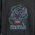thumbnail image 3 of Disney Villains - Neon Ursula - Women's Lightweight French Terry Long Sleeve Shirt, 3 of 5