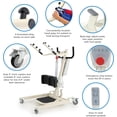 thumbnail image 4 of Full Electric Sit to Stand Lift â Safely Sit, Stand or Transfer with Ease - Ideal Stand Assist Electric Patient Lift for Home or Healthcare Facilities - Large Torso Sling & Buttock Strap, 4 of 4