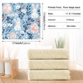 thumbnail image 6 of Yayeee 6 Pack Kitchen Dish Cloths Set for Washing Soft Drying Absorbent Microfiber Towels, Floral Easter Rabbits, 6 of 9