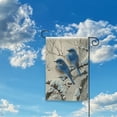 thumbnail image 5 of Blue Jay on Branch 18x12 Inch Durable Polyester Seasonal Garden Flag, Floral Welcome Banner, Double-Sided Outdoor Decor, 5 of 10