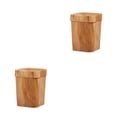thumbnail image 1 of Bearachild Papelera de grano reutilizable para sala de estar Farmhouse A Madera 2piezas, 1 of 1