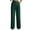 Green, variant on Women's Wide Leg Striped Business Work Palazzo Pants High Waist Button Down Straight Long Pant Side Pockets Dressy Office Slacks Work Trousers